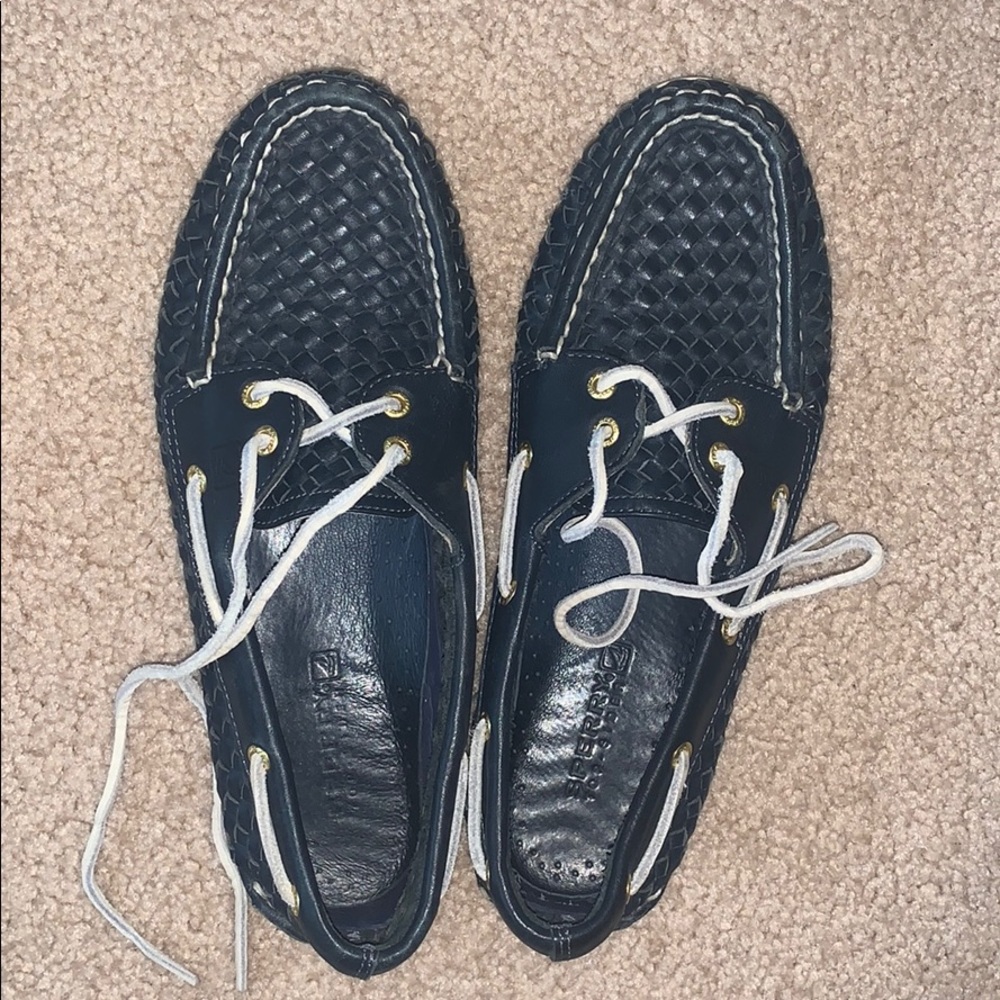 Women’s Navy Sperry Topsiders